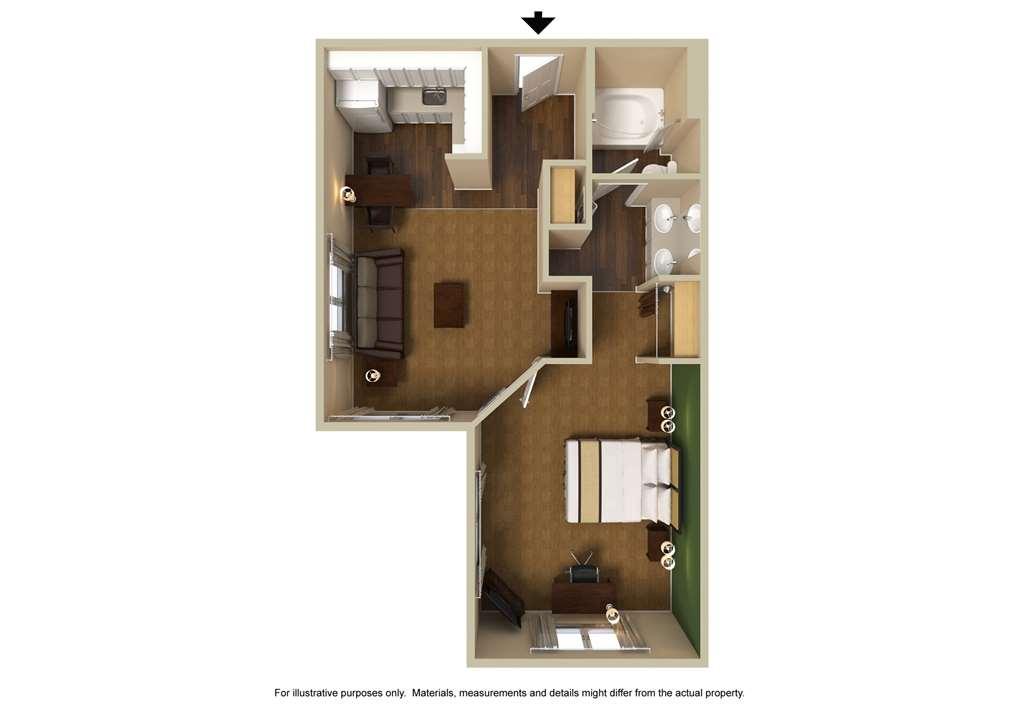 Extended Stay America Suites - Dallas - Las Colinas - Green Park Dr Irving Zimmer foto